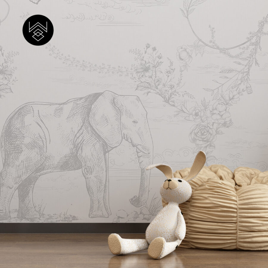 טפט מילאן 1 אפור