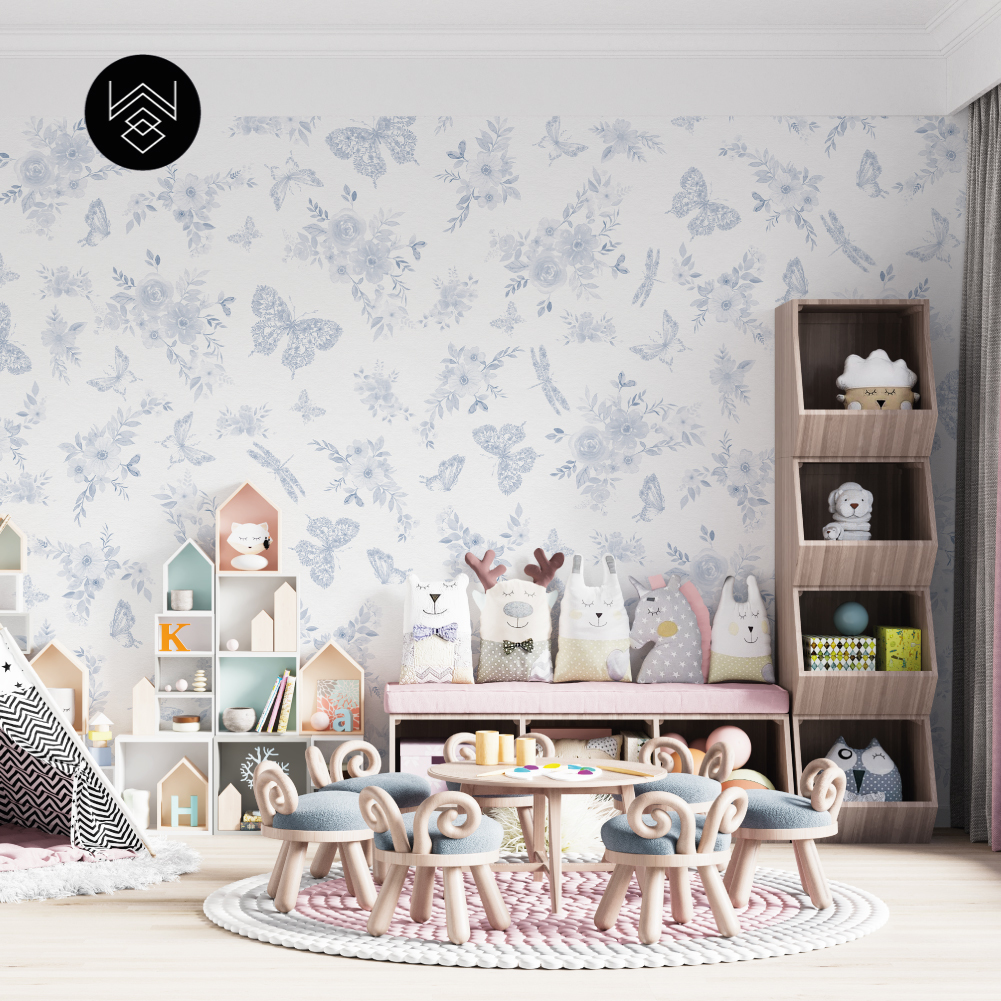 טפט באטרפליי נייס כחול