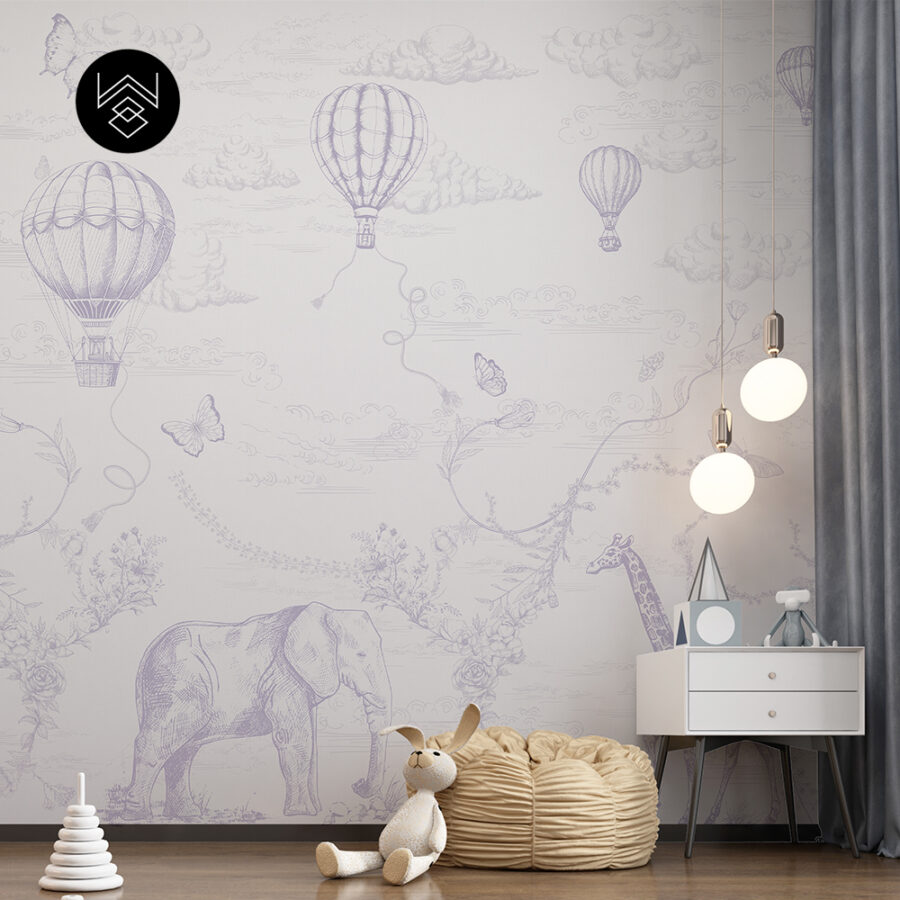 טפט מילאן 5 סגול