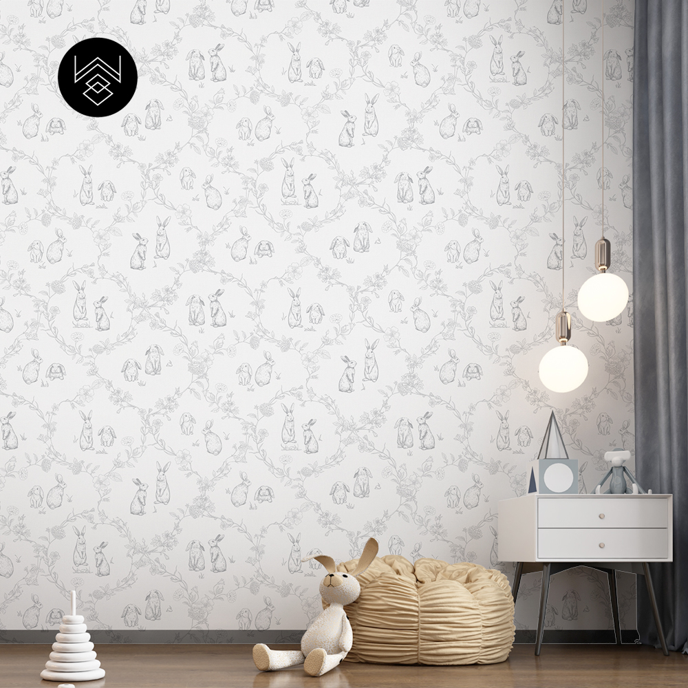 טפט ראביט אוריינט אפור