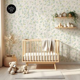 טפט רוז בייבי ליין ירוק