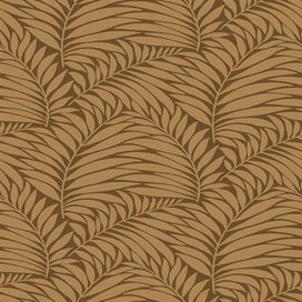 טפט עלים חום עם ברק בזהב