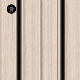 טפט דמוי פורניר אפקט סרגלים אלון מולבן