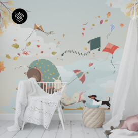 טפט חיות ועפיפונים 1