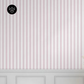 טפט פסים פשתן ורוד