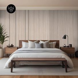 טפט דמוי פורניר עץ אלון מולבן