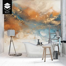 טפט אבסטרקט גולדן סטוקו