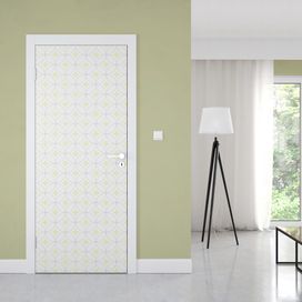 טפט לדלת רטרו עיגולים 1