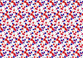 טפט Piet Mondrian Pattern 8