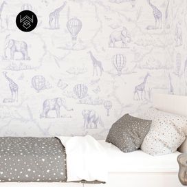 טפט מילאן פאטרן סגול