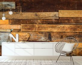 טפט לוחות עץ מעושן תלת מימד