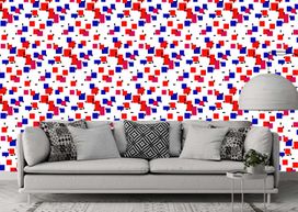 טפט Piet Mondrian Pattern 8