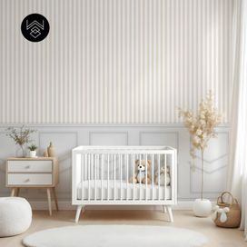 טפט פסים פשתן בז’