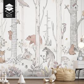 טפט מיסטרי אנימל פורסט