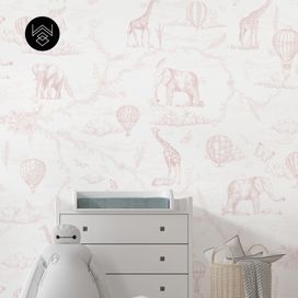 טפט מילאן פאטרן ורוד