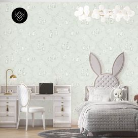 טפט ראביט אוריינט ירוק