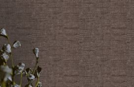 טפט דמוי בד משופשף חום שחור כסוף