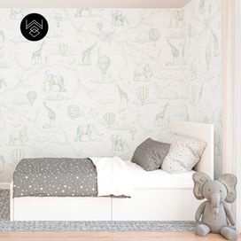 טפט מילאן פאטרן ירוק