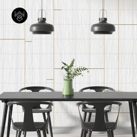 טפט אקלקט ליין לבן