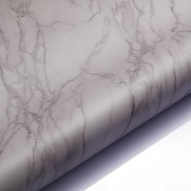 טפט מדבקה פרימיום דמוי שיש אפור מט