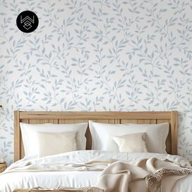 טפט ליבס פשתן כחול