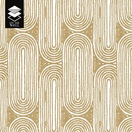 טפט מיד סנטורי מונוכרום גיאוטמרי קרמל