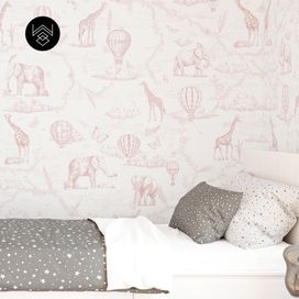 טפט מילאן פאטרן ורוד