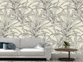 טפט Floral Outline