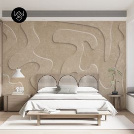 טפט פיין אבסטרקט 3 חום