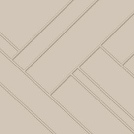 טפט גיאומטרי דוגמה בסגנון קרניז, על קיר בטון צבעוני