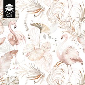 טפט פלמינגו פרן ורוד