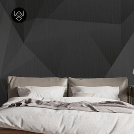 טפט גאומטרי פייד 3 שחור