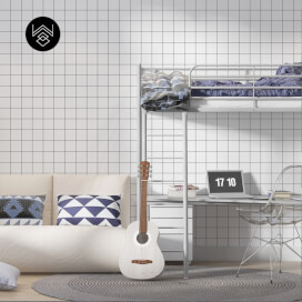 טפט משבצות שחור לבן