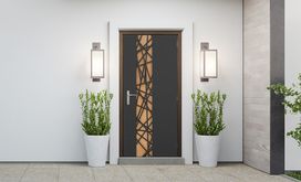 טפט לדלת 103 אפור כהה