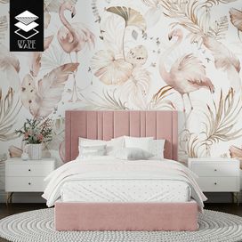 טפט פלמינגו פרן ורוד