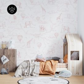 טפט מילאן פאטרן ורוד