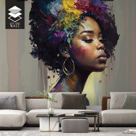 טפט אומנות אפריקאי צבעוני
