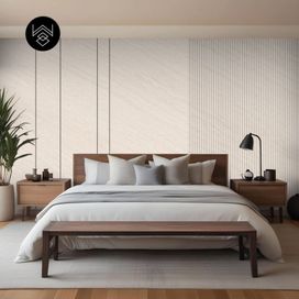 טפט דמוי פורניר טרוונטין בז’