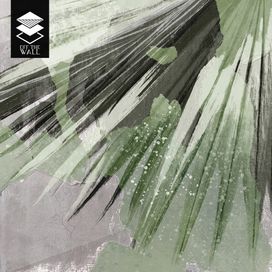 טפט טרופי ירוק מלוכלך