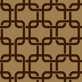 טפט ריבועים בשרשרת קטיפה חום רקע ברונזה