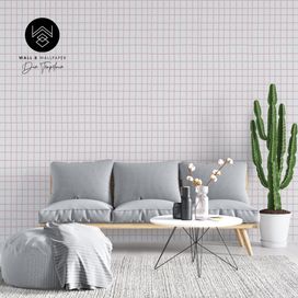 טפט גריד ליין ורוד