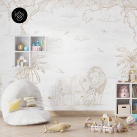 טפט מילאן אריות בז