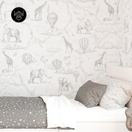 טפט מילאן פאטרן אפור