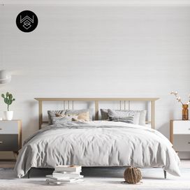 טפט טקסטורל לבן