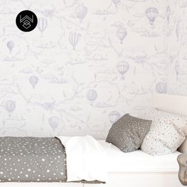 טפט מילאן פורח סגול