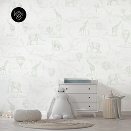 טפט מילאן פאטרן ירוק