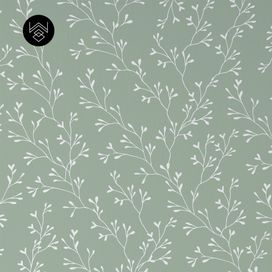 טפט ענפים קסומים ירוק