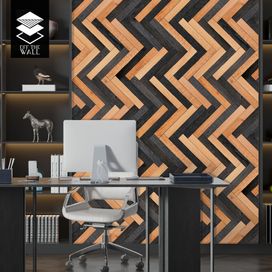 טפט מולטיקולור גיאומטריק וינטייג פרקט