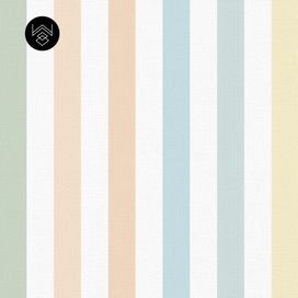טפט פסים פשתן צבעוני