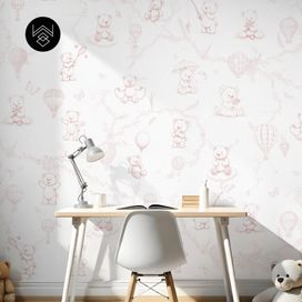 טפט מילאן דובונים ורוד 5